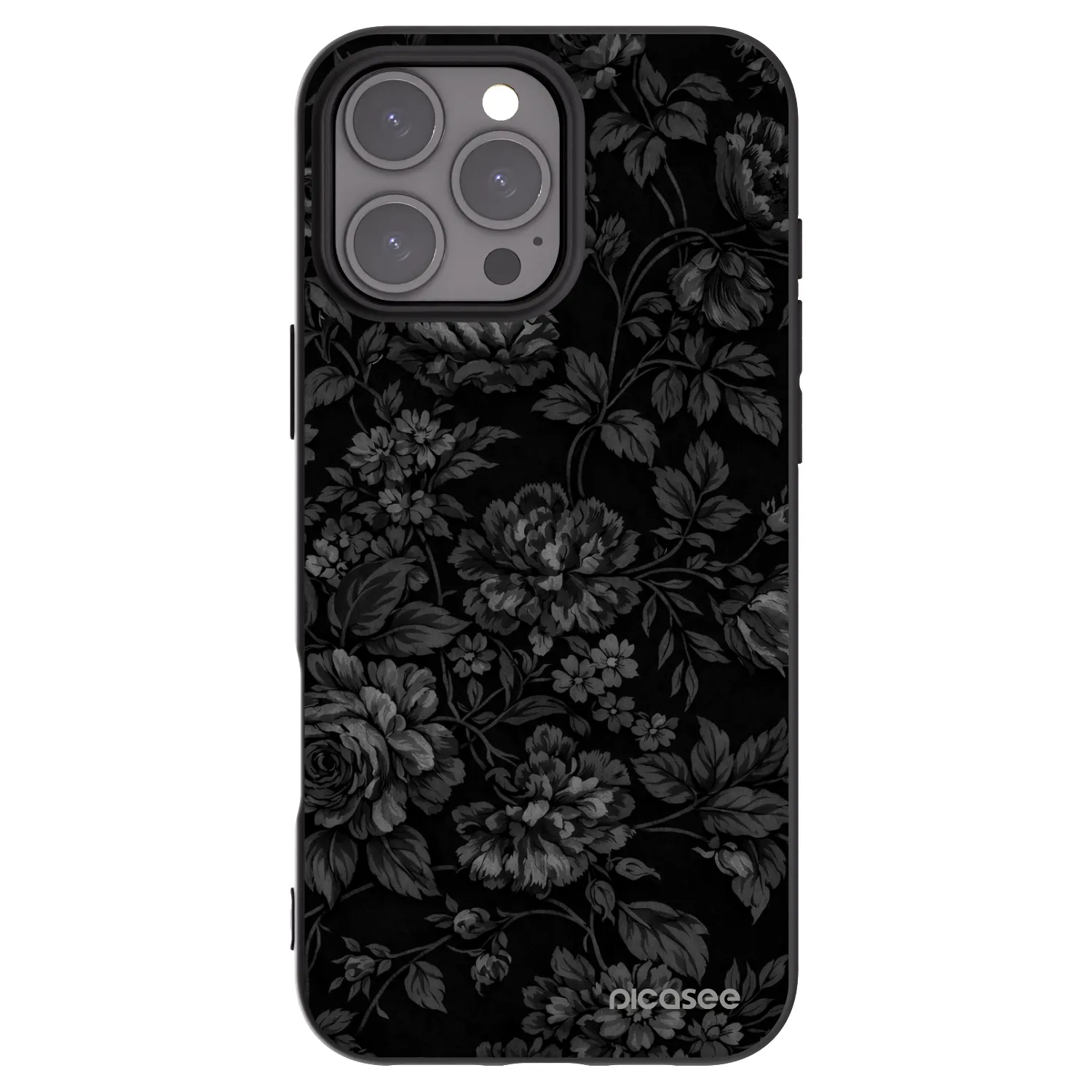 Picasee silikónový čierny obal pre Apple iPhone 16 Pro Max - Dark Romance