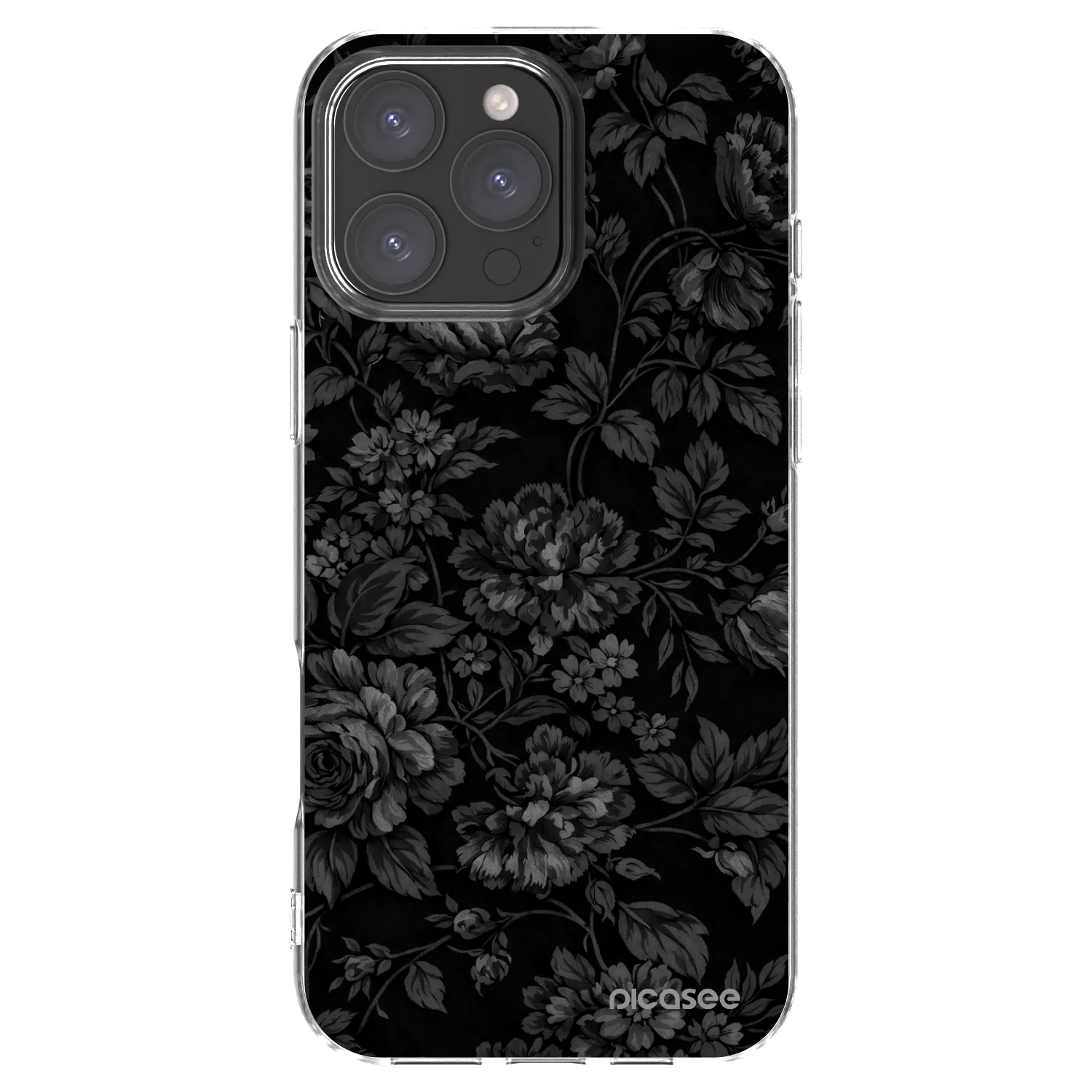 Picasee silikónový prehľadný obal pre Apple iPhone 16 Pro Max - Dark Romance