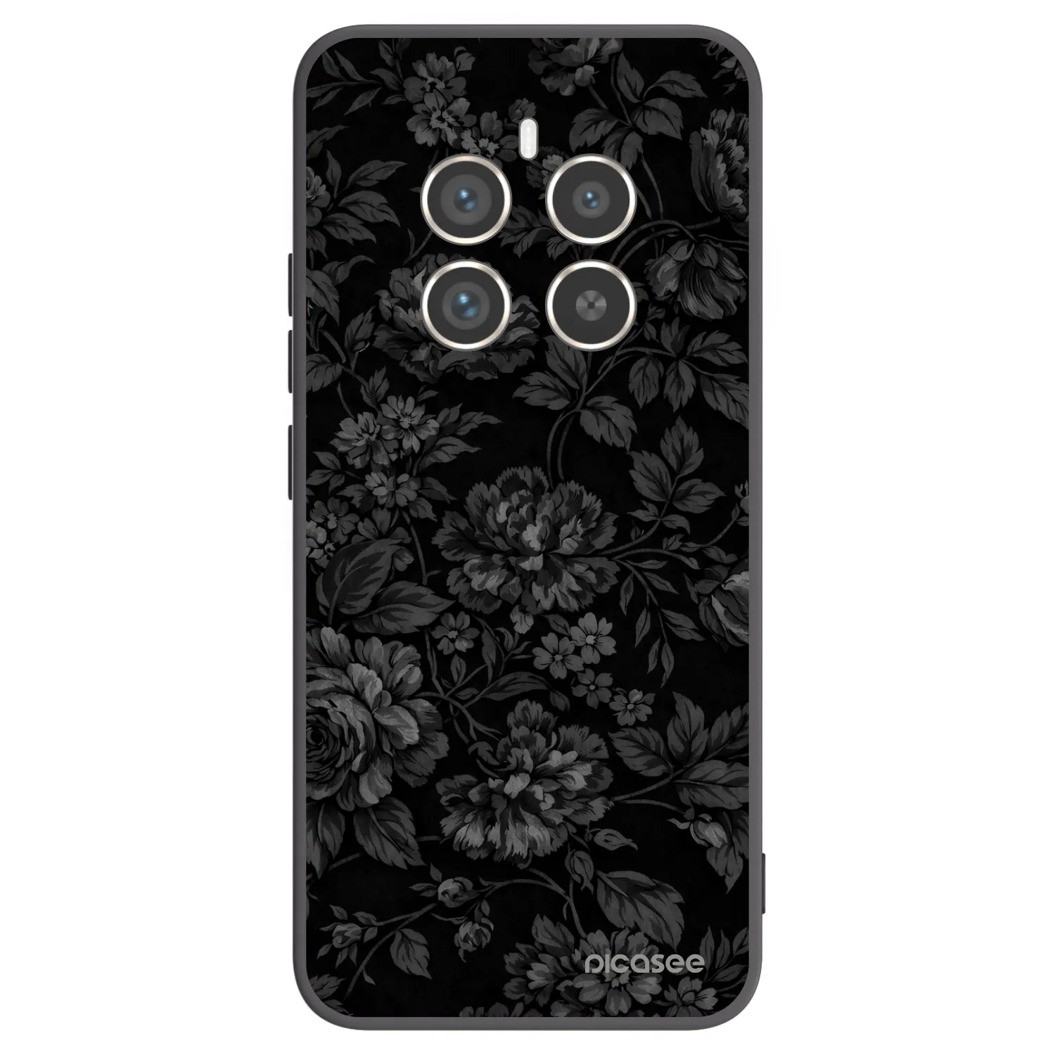 Picasee silikónový čierny obal pre Realme 12 Pro 5G - Dark Romance