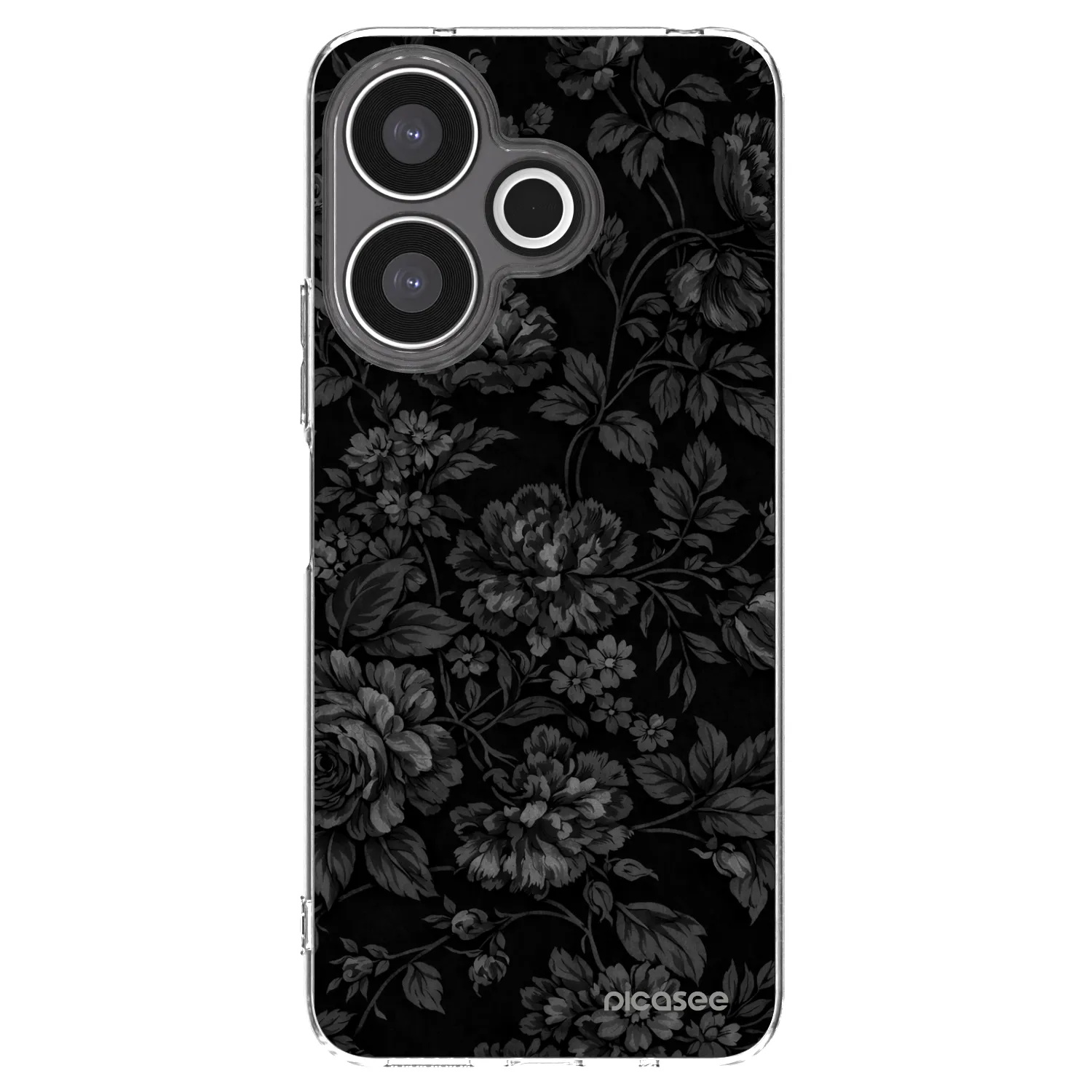 Silikónový prehľadný obal pre Xiaomi Redmi 13 4G - Dark Romance