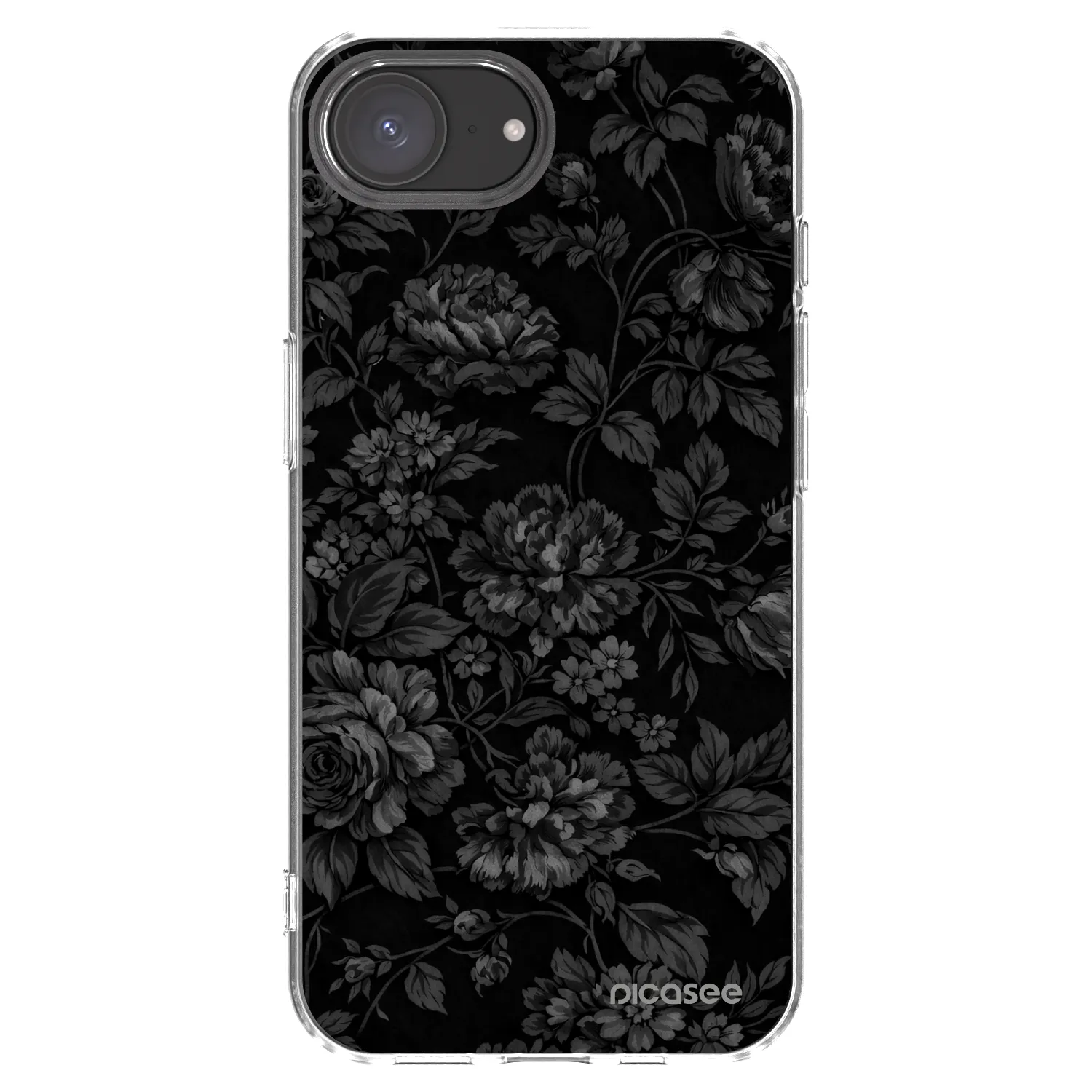 Picasee silikónový prehľadný obal pre Apple iPhone 16e - Dark Romance