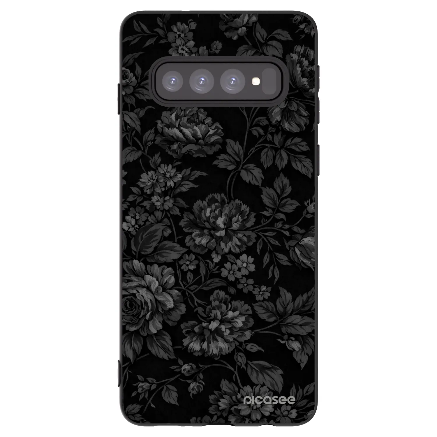 Picasee silikónový čierny obal pre Samsung Galaxy S10 G973 - Dark Romance