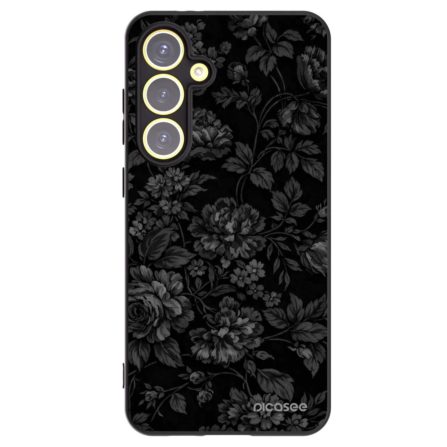 Picasee silikónový čierny obal pre Samsung Galaxy S24 FE S721B - Dark Romance