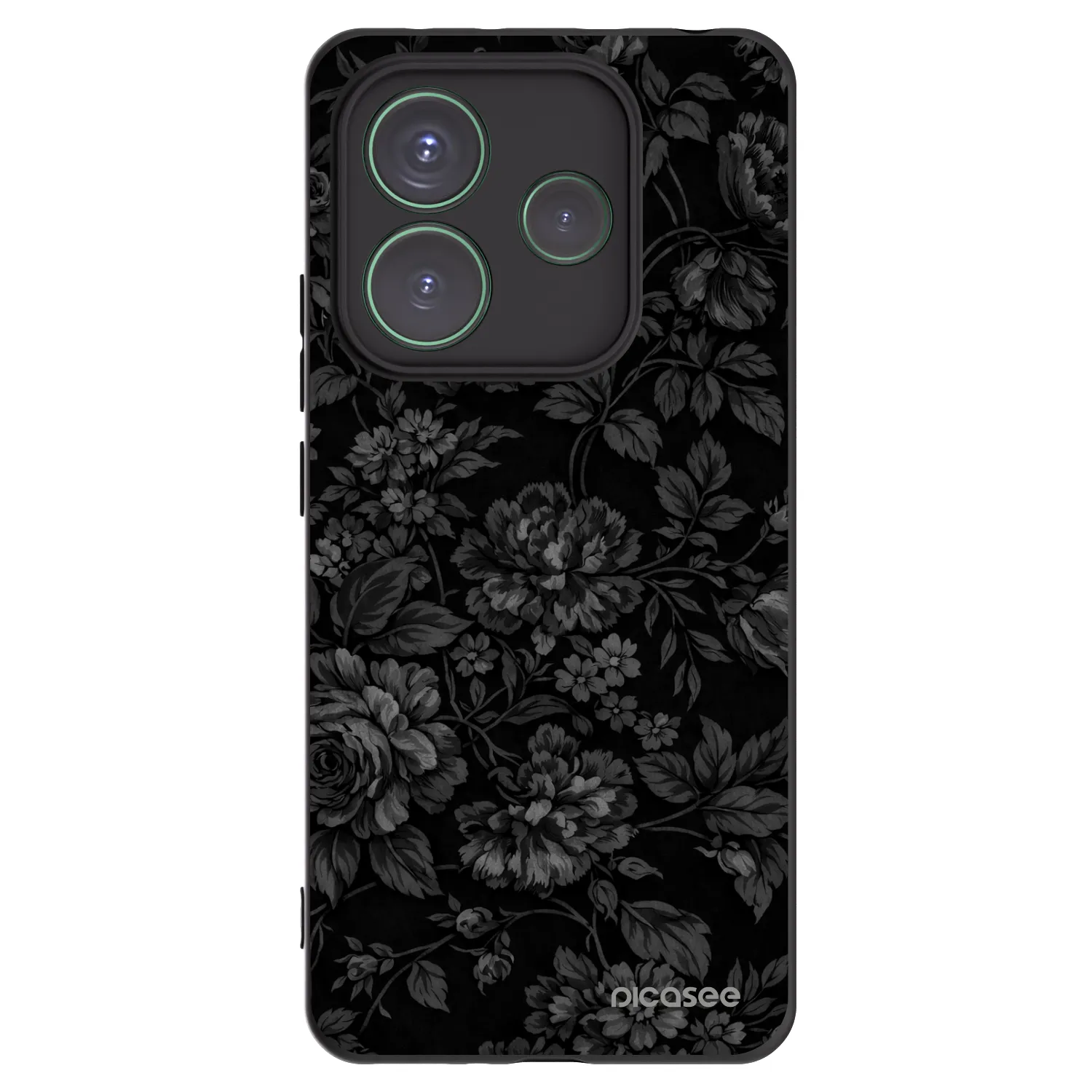 Silikónový čierny obal pre Xiaomi Redmi Note 14 5G - Dark Romance