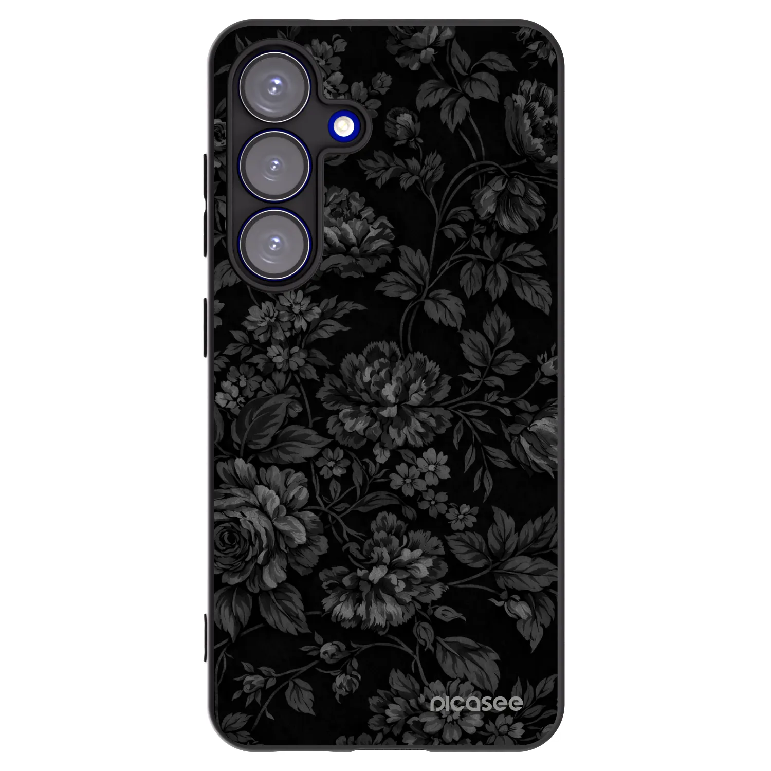 Picasee silikónový čierny obal pre Samsung Galaxy S25 5G - Dark Romance
