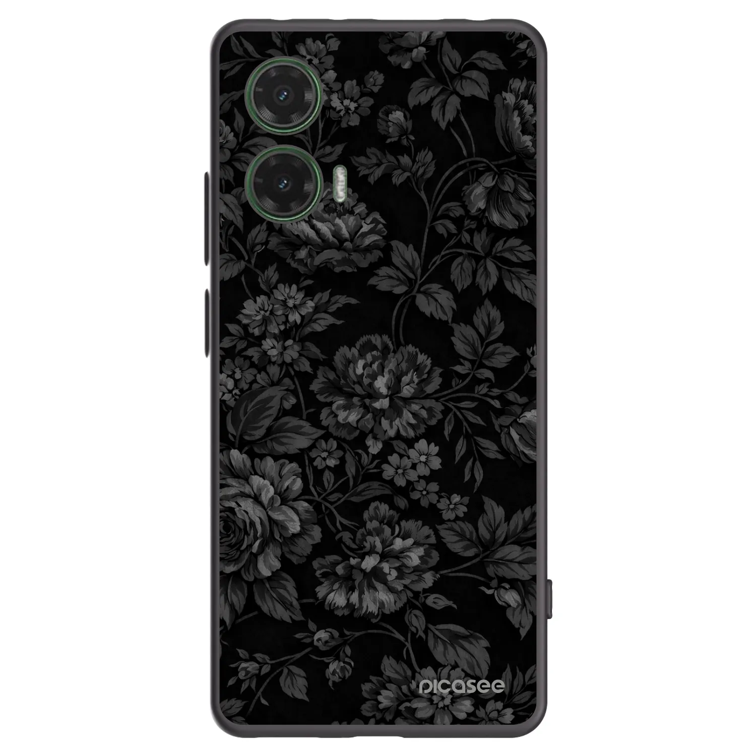 Picasee silikónový čierny obal pre Motorola Moto G35 5G - Dark Romance