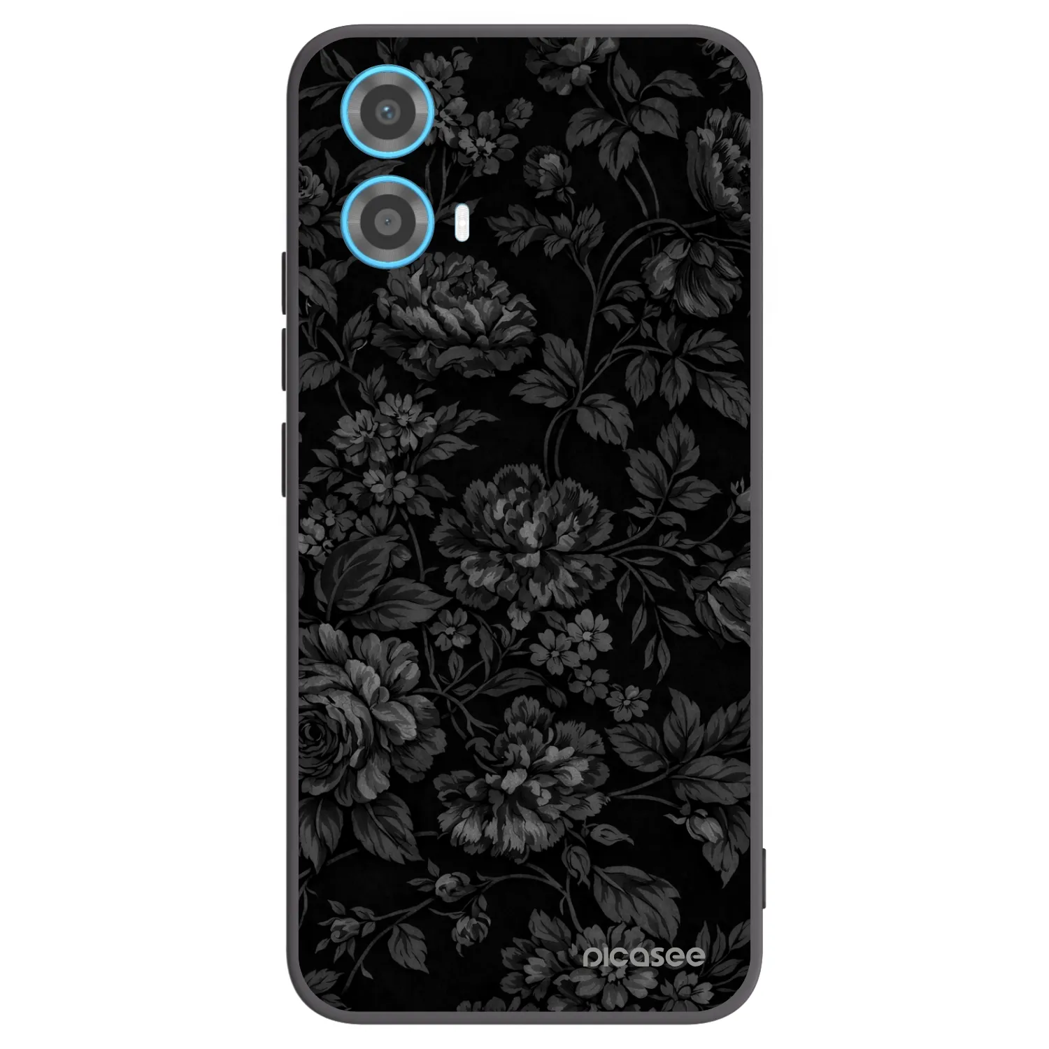 Picasee silikónový čierny obal pre Motorola Moto G34 5G - Dark Romance