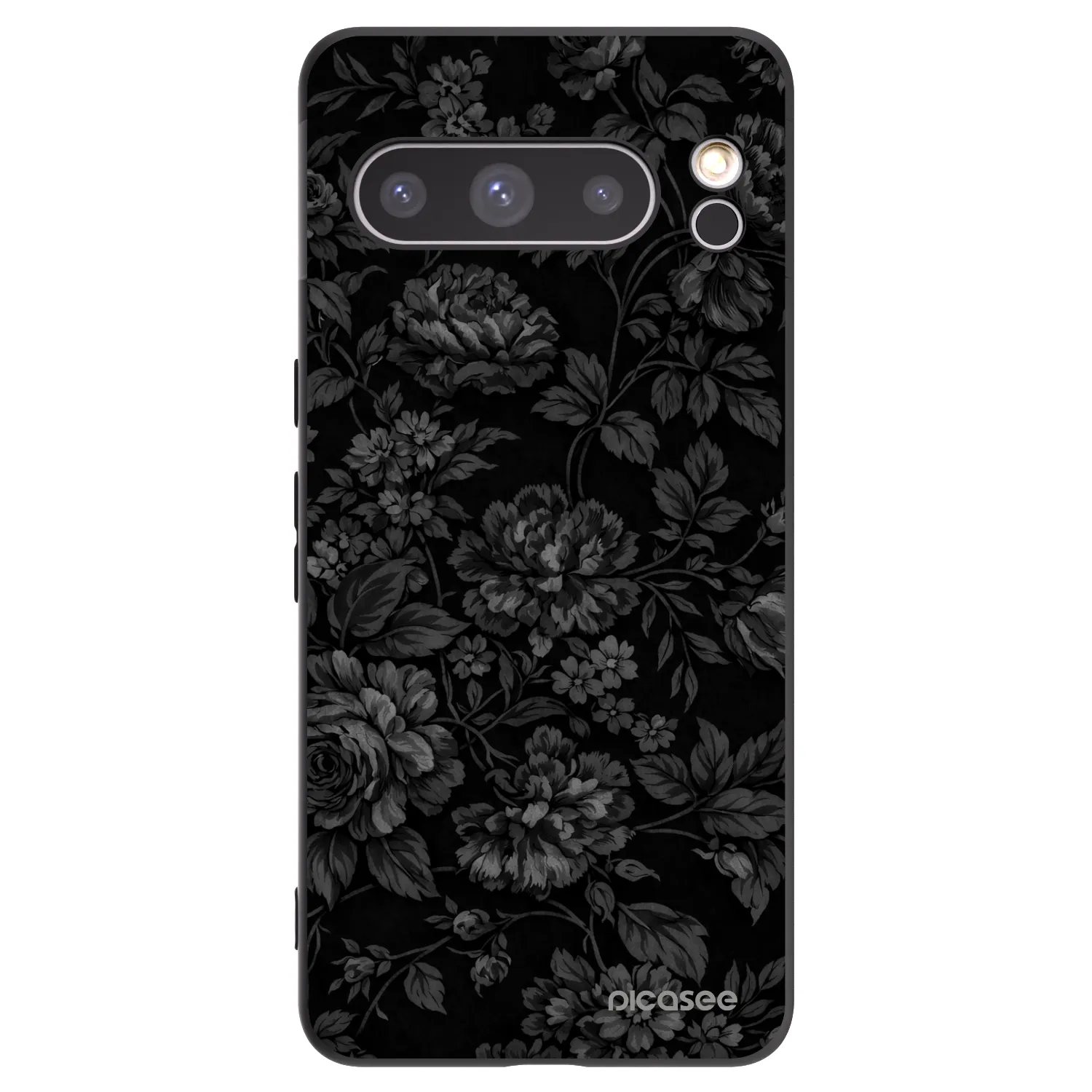 Picasee silikónový čierny obal pre Google Pixel 8 Pro - Dark Romance