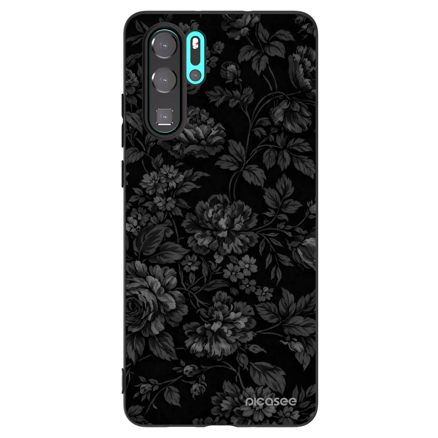 Picasee silikónový čierny obal pre Huawei P30 Pro - Dark Romance