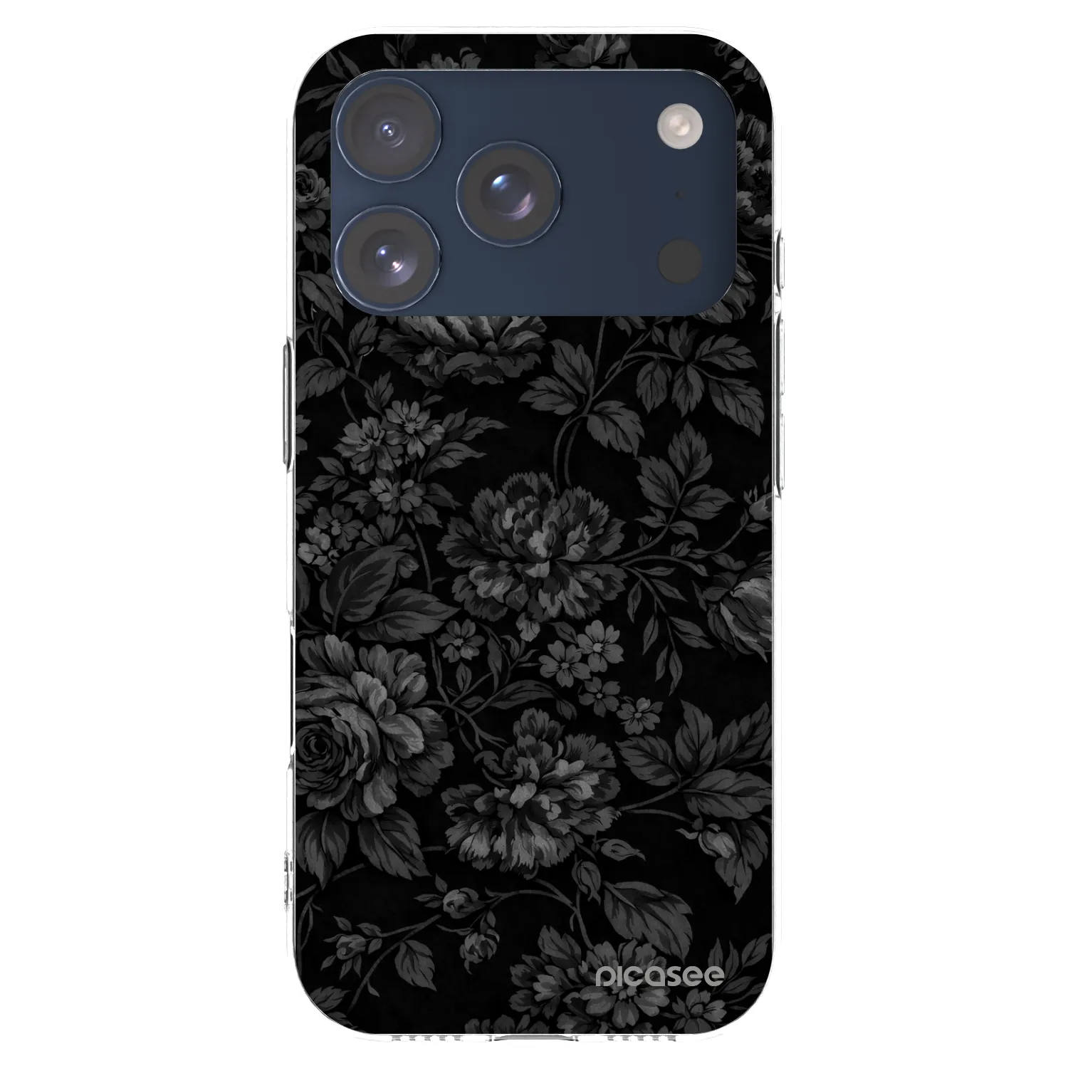 Picasee silikónový prehľadný obal pre Apple iPhone 17 Pro - Dark Romance