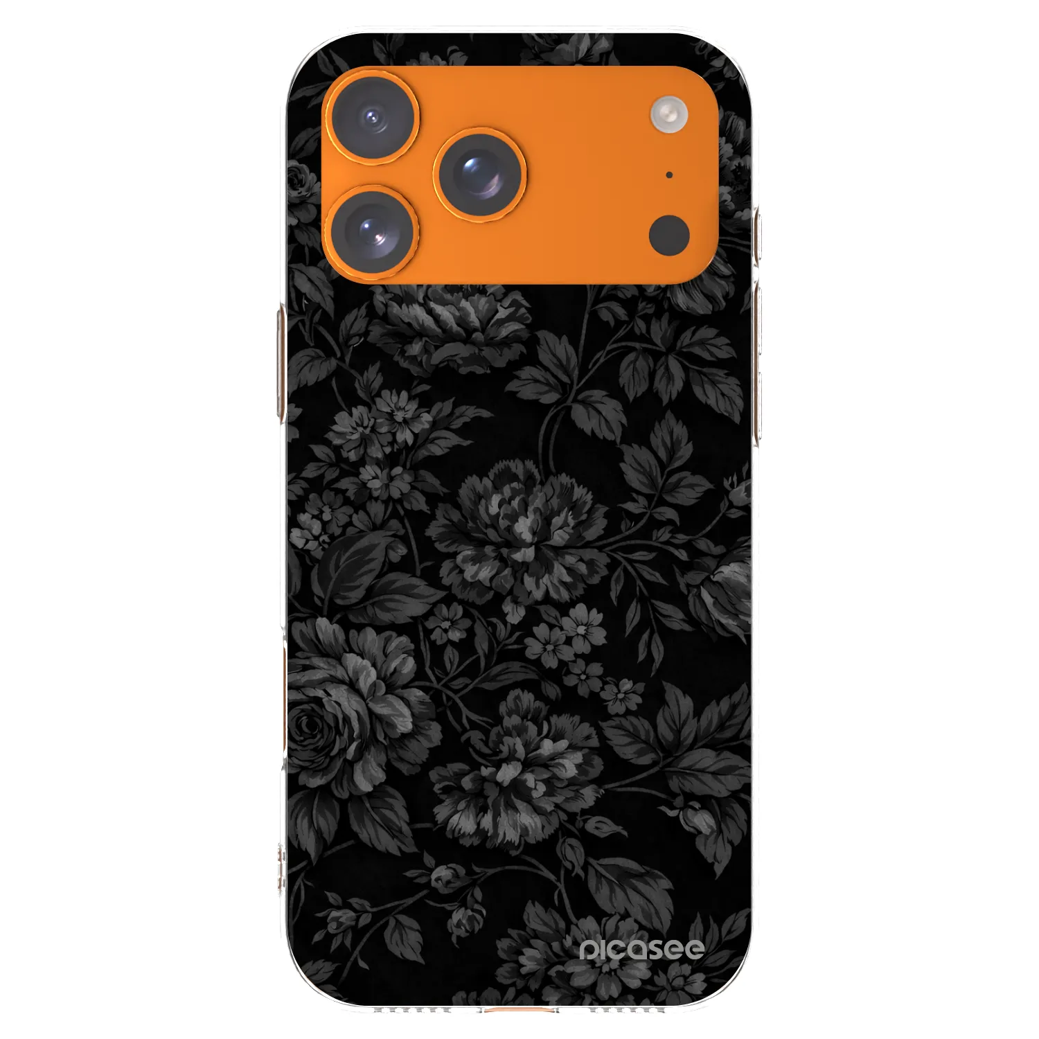 Picasee silikónový prehľadný obal pre Apple iPhone 17 Pro Max - Dark Romance