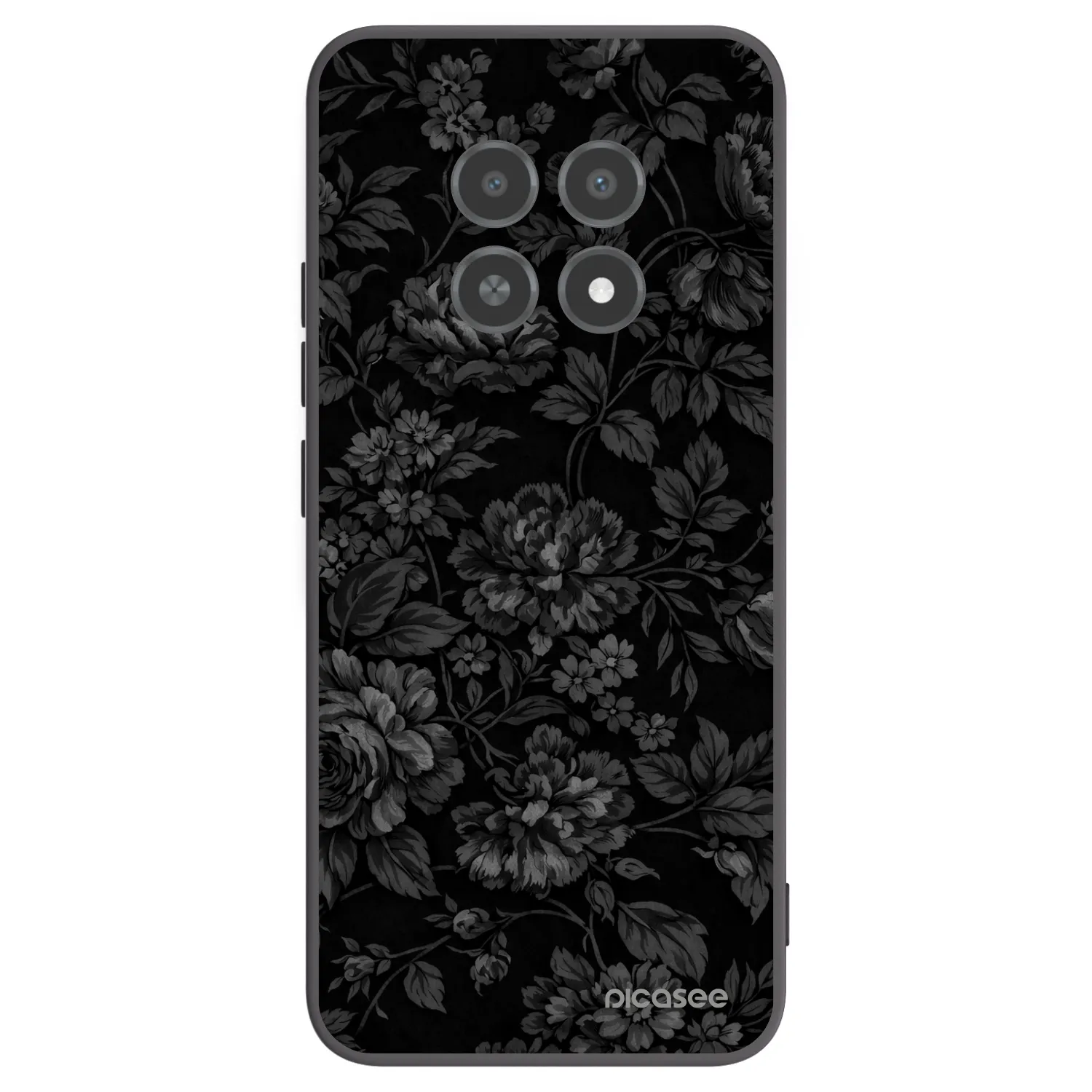 Picasee silikónový čierny obal pre Realme 12X - Dark Romance