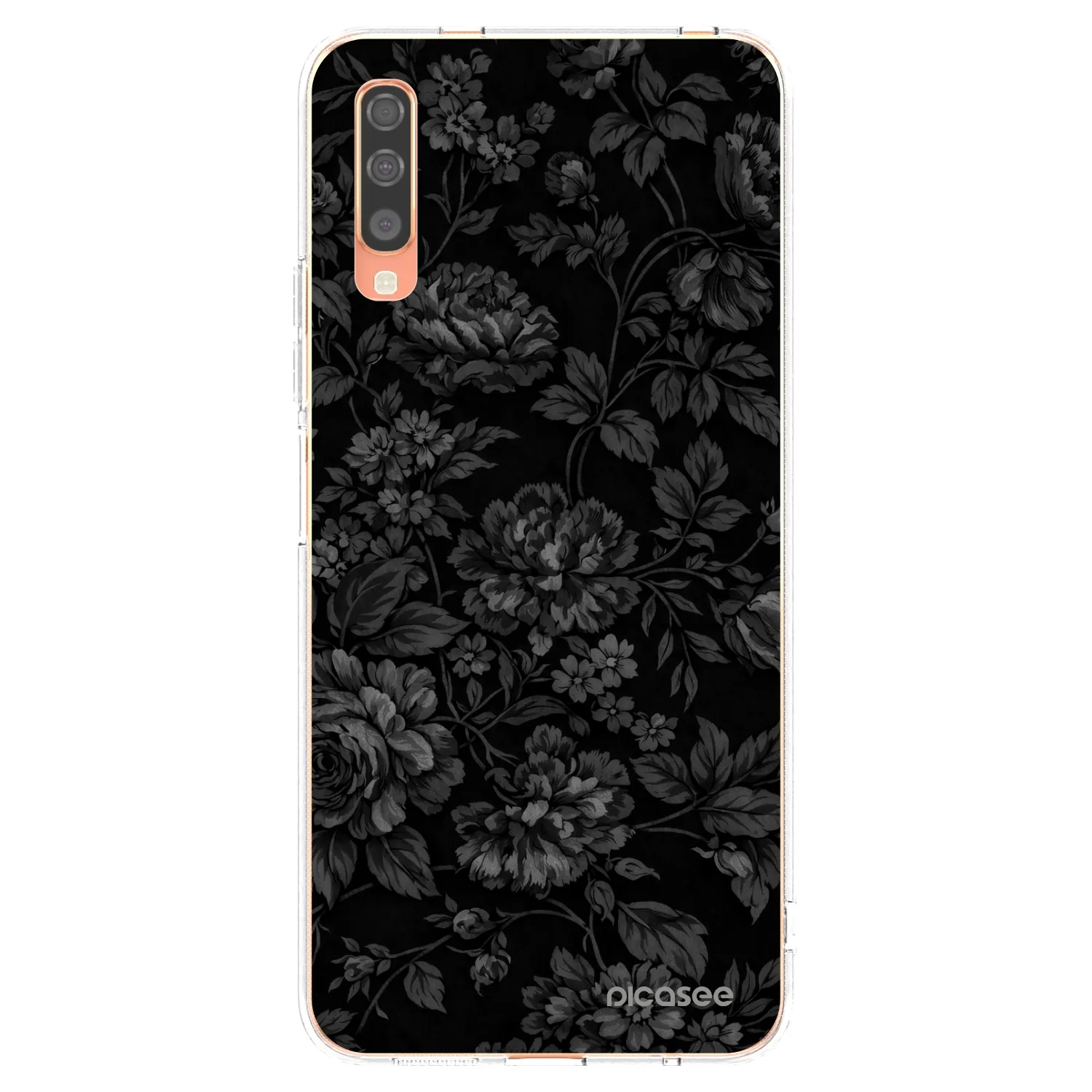 Picasee silikónový prehľadný obal pre Samsung Galaxy A70 A705F - Dark Romance