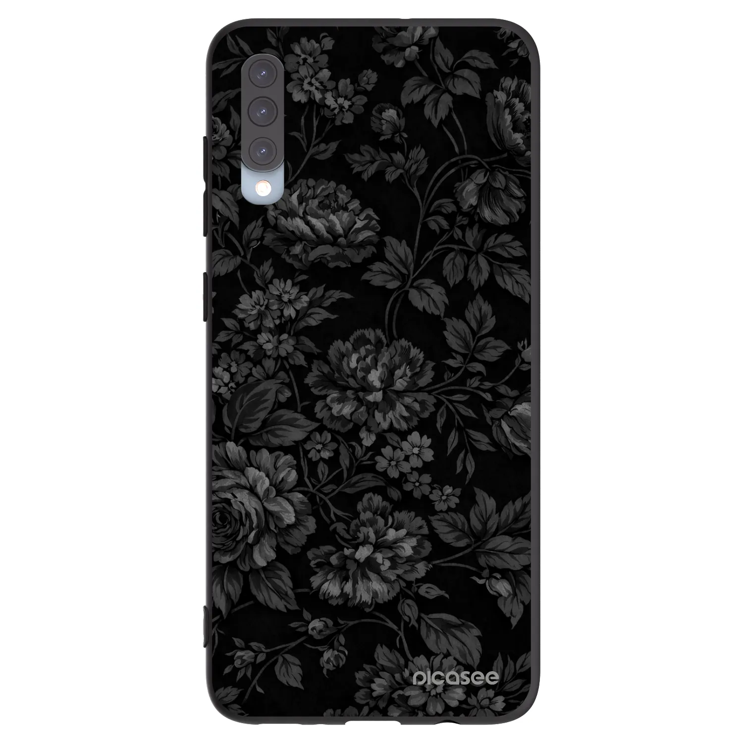 Picasee silikónový čierny obal pre Samsung Galaxy A70 A705F - Dark Romance