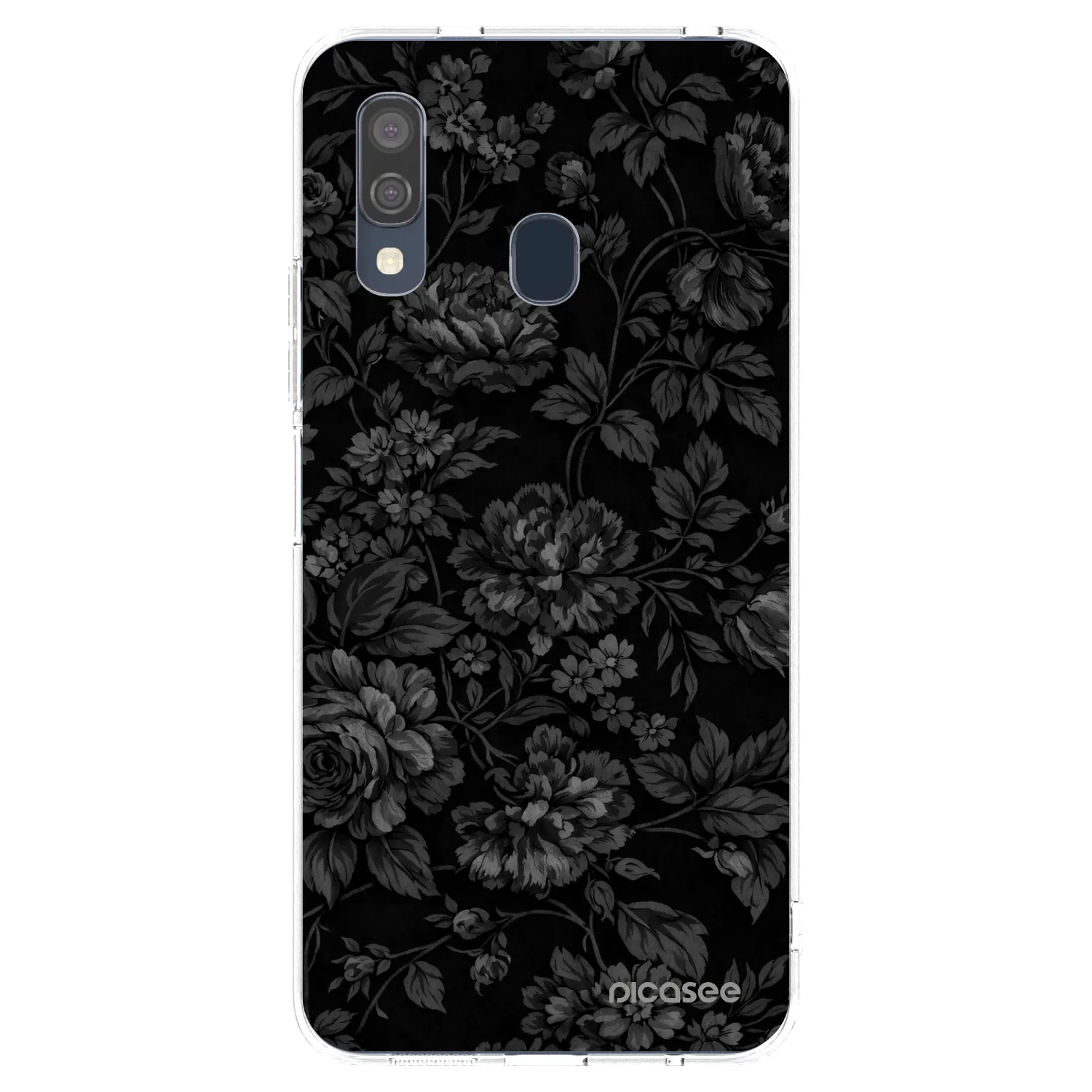 Picasee silikónový prehľadný obal pre Samsung Galaxy A40 A405F - Dark Romance