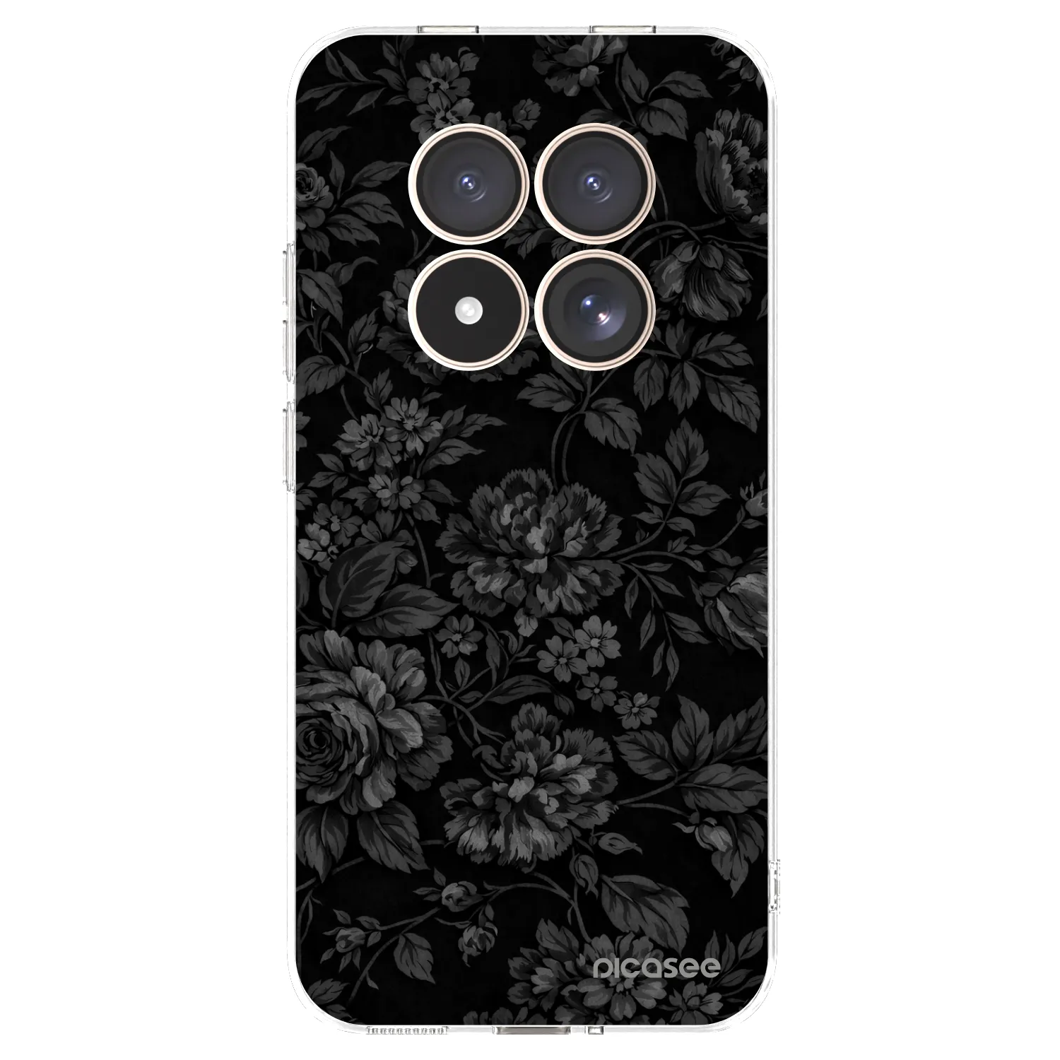Picasee silikónový prehľadný obal pre Xiaomi Redmi Note 15 Pro 4G - Dark Romance