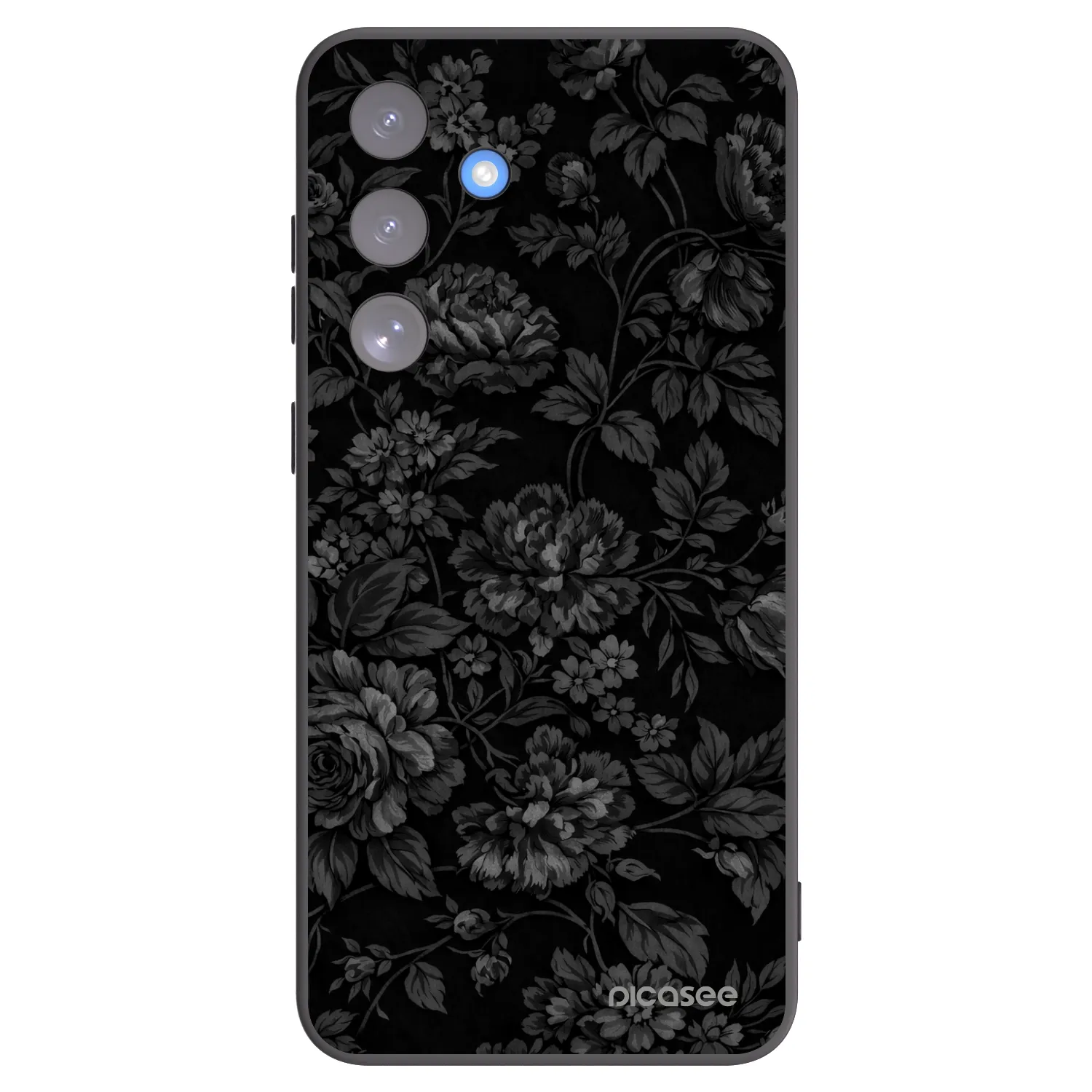 Picasee silikónový čierny obal pre Samsung Galaxy S25 FE 5G - Dark Romance