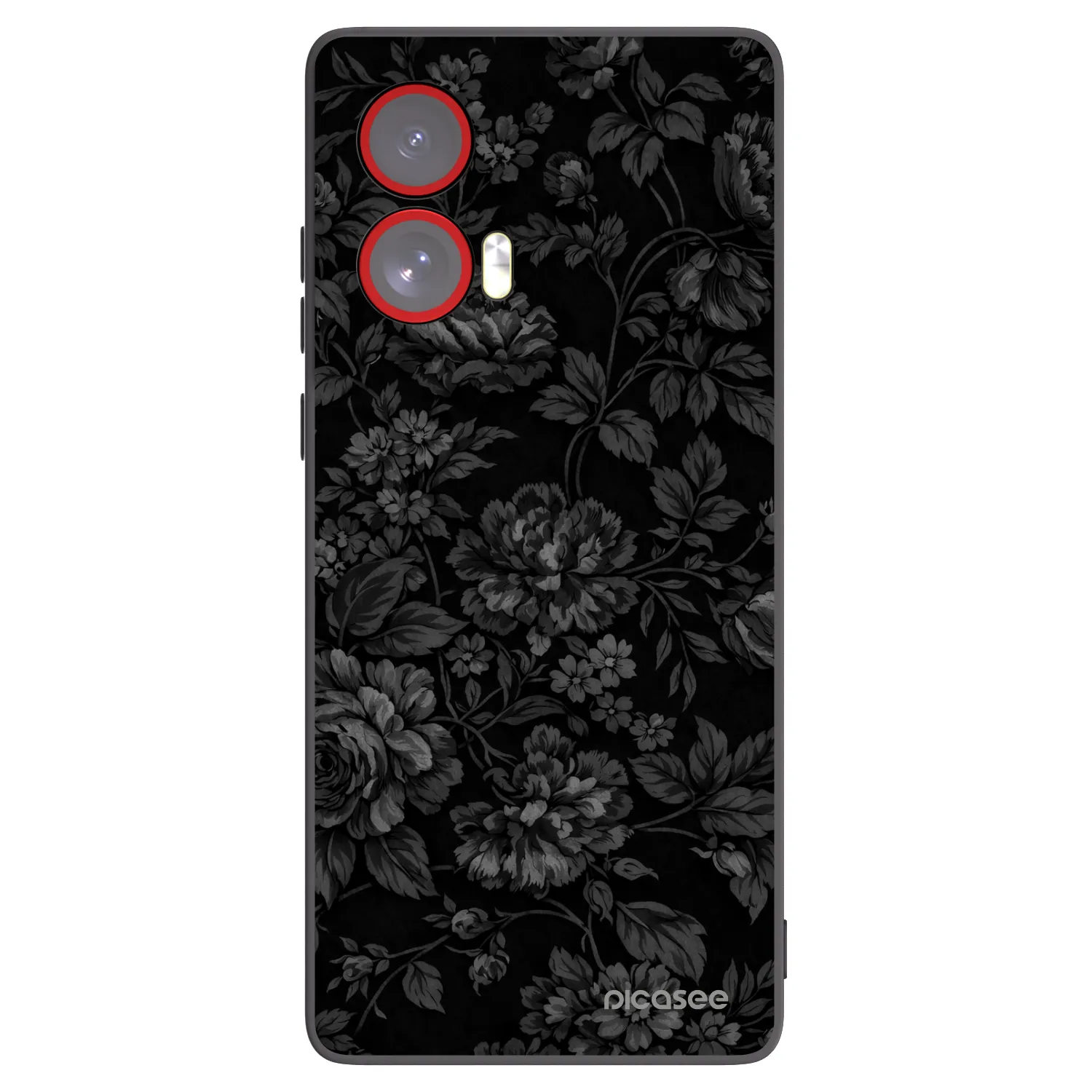 Silikónový čierny obal pre Motorola Edge 50 Fusion - Dark Romance
