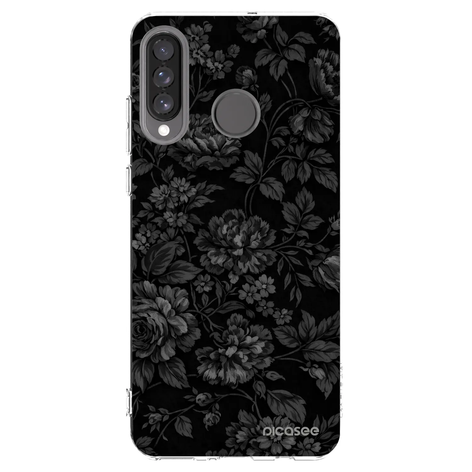 Picasee silikónový prehľadný obal pre Huawei P30 Lite - Dark Romance
