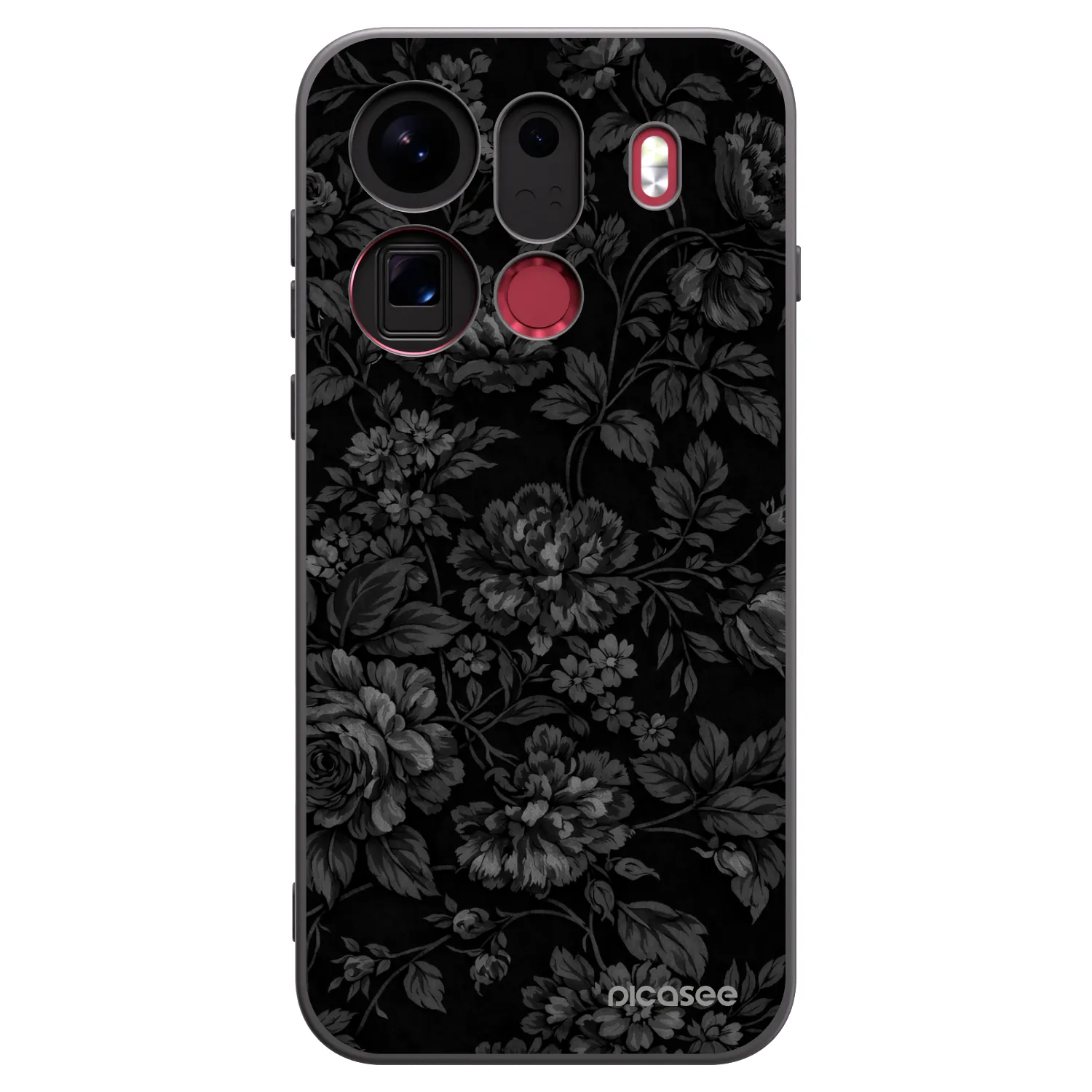 Picasee silikónový čierny obal pre OPPO Find X9 Pro - Dark Romance