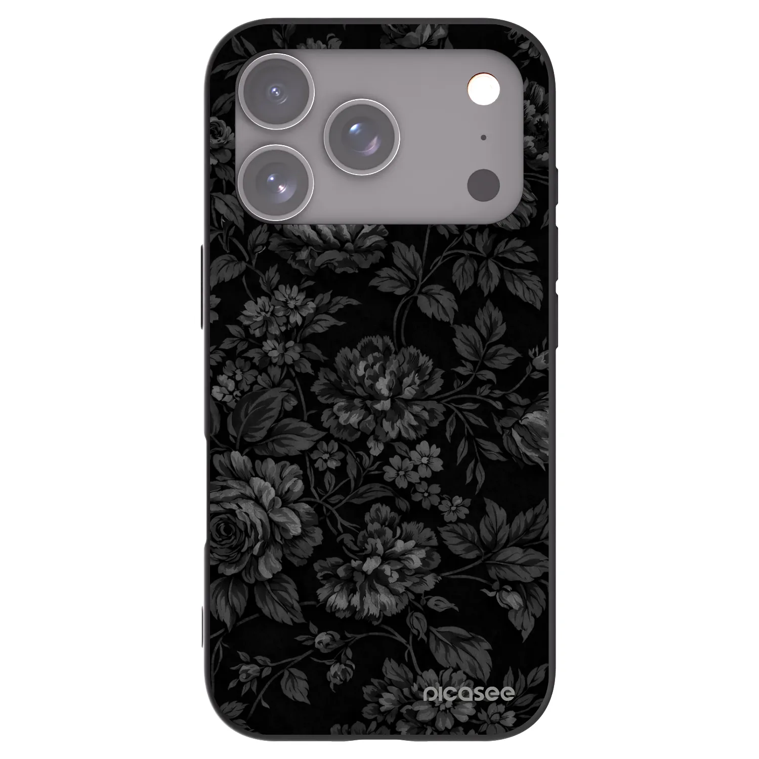 Picasee silikónový čierny obal pre Apple iPhone 18 Pro - Dark Romance