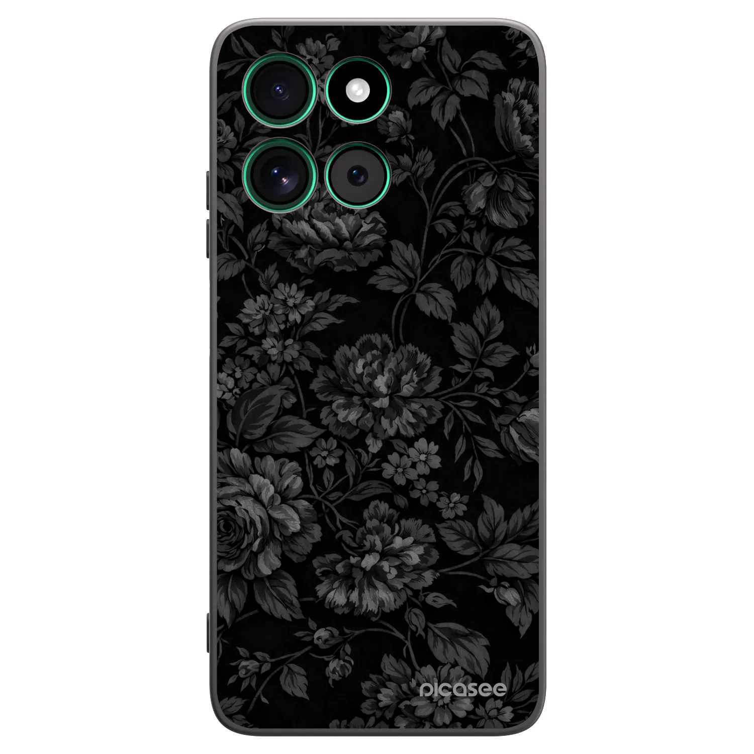 Picasee silikónový čierny obal pre Motorola Moto G57 Power - Dark Romance