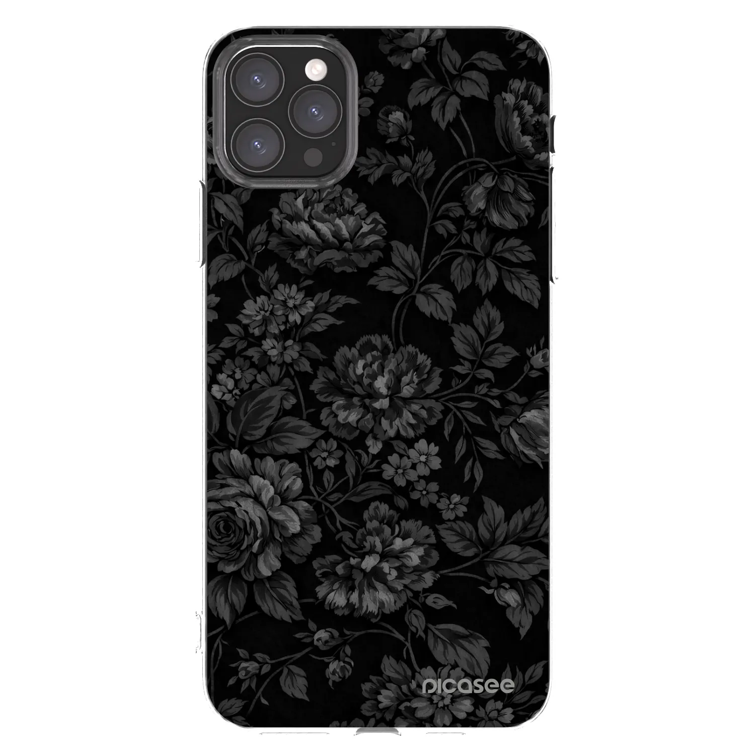 Picasee silikónový prehľadný obal pre Apple iPhone 11 Pro Max - Dark Romance