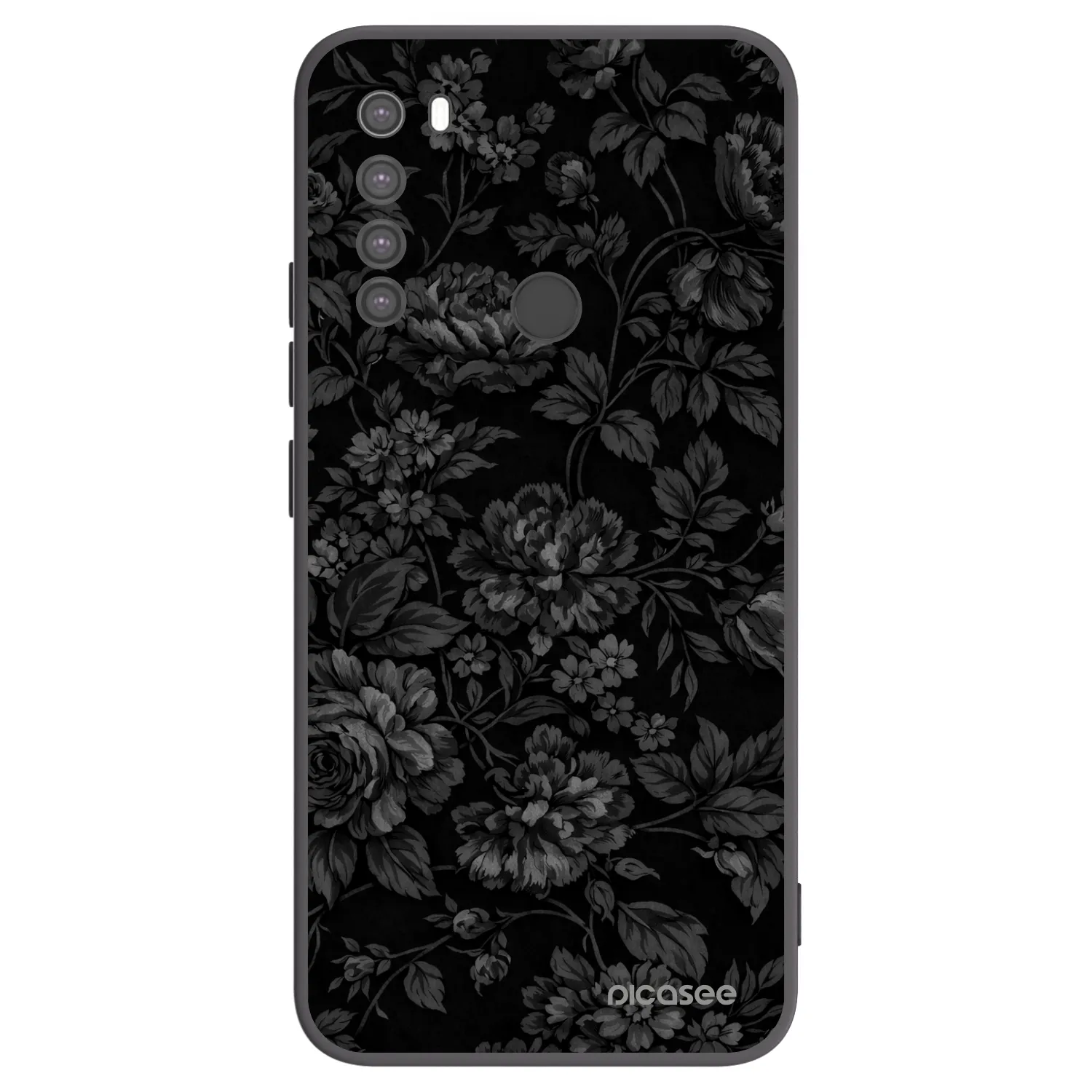 Picasee silikónový čierny obal pre Xiaomi Redmi Note 8 - Dark Romance