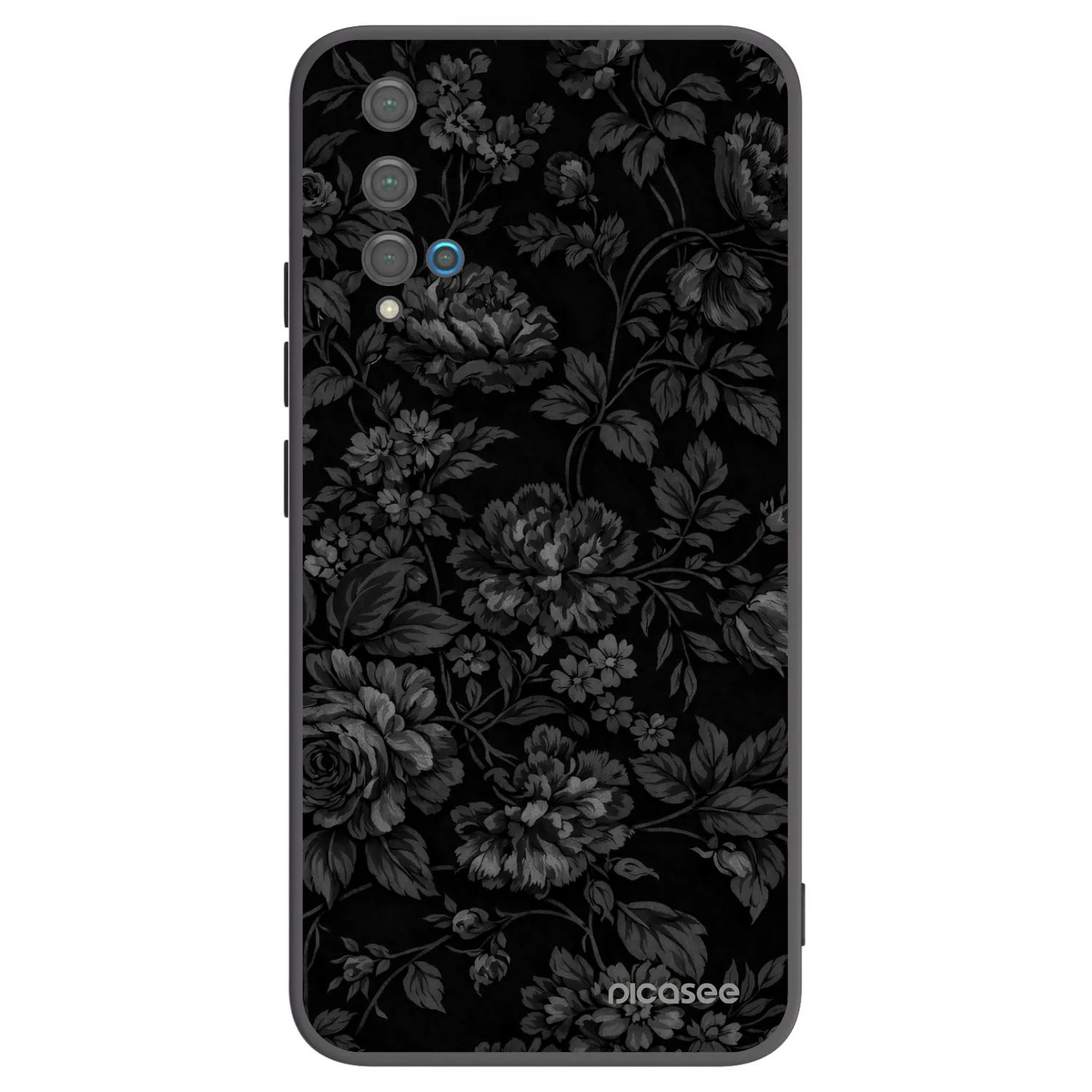 Picasee silikónový čierny obal pre Huawei Nova 5T - Dark Romance