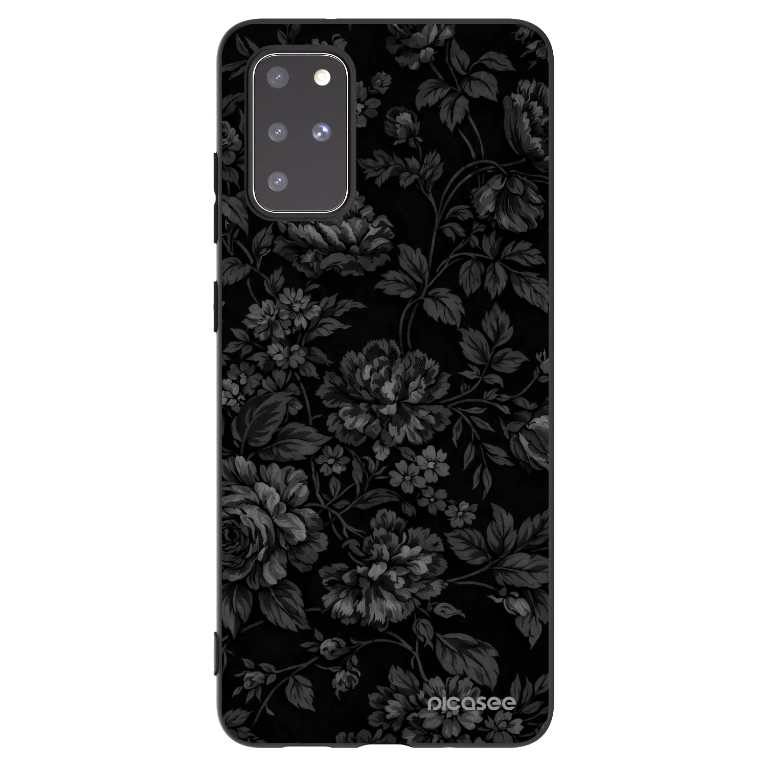 Picasee silikónový čierny obal pre Samsung Galaxy S20+ G985F - Dark Romance