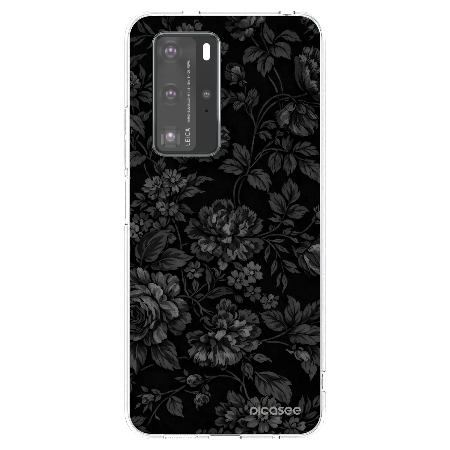 Picasee silikónový prehľadný obal pre Huawei P40 Pro - Dark Romance