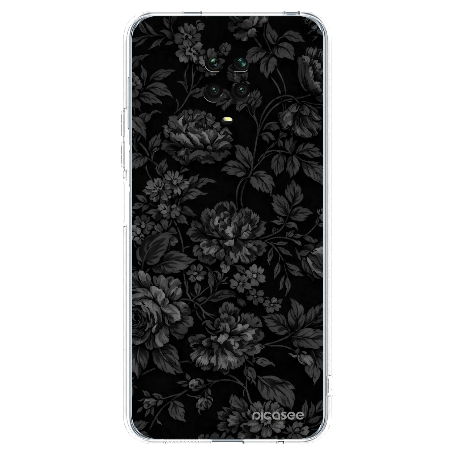 Picasee silikónový prehľadný obal pre Xiaomi Redmi Note 9 Pro - Dark Romance