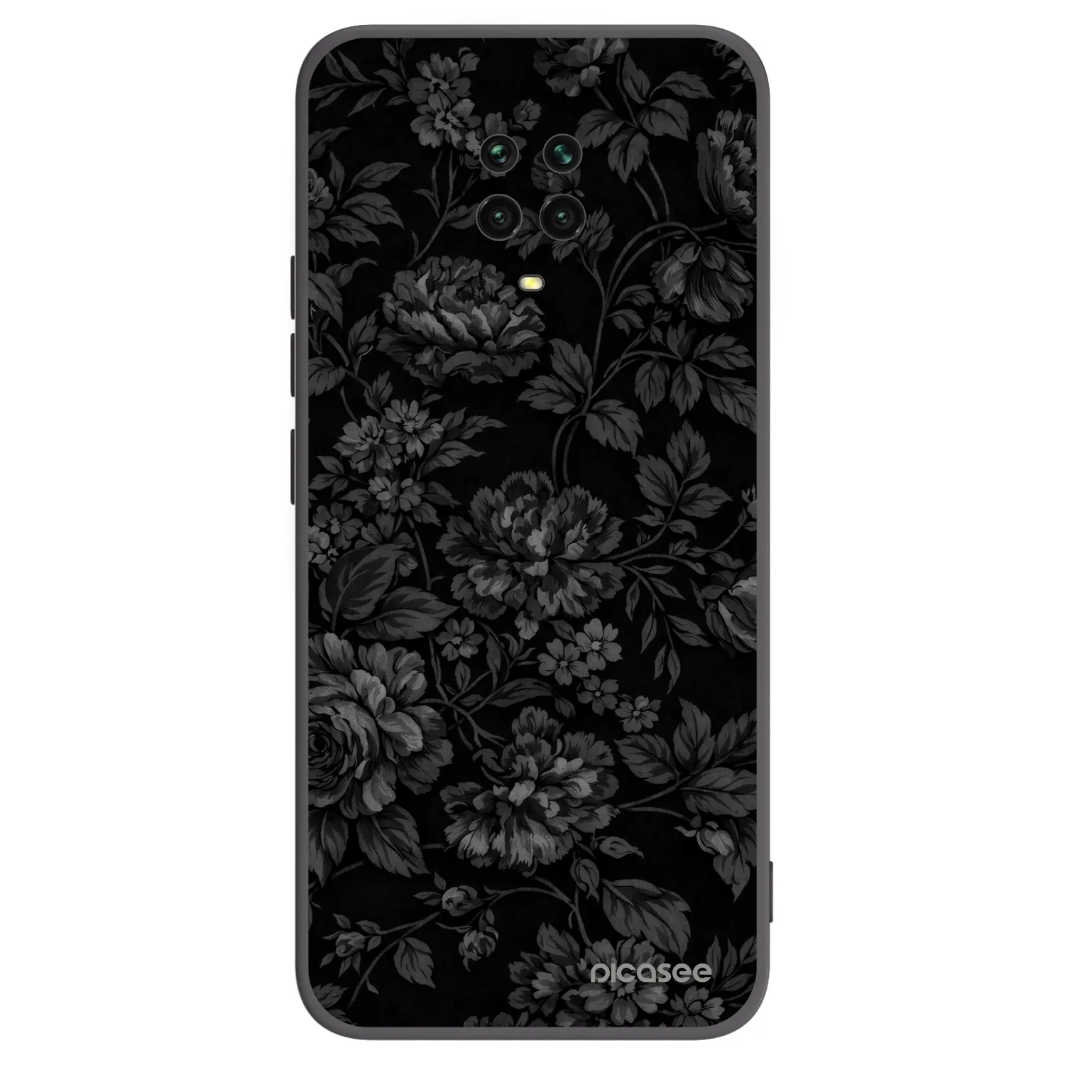 Picasee silikónový čierny obal pre Xiaomi Redmi Note 9 Pro - Dark Romance