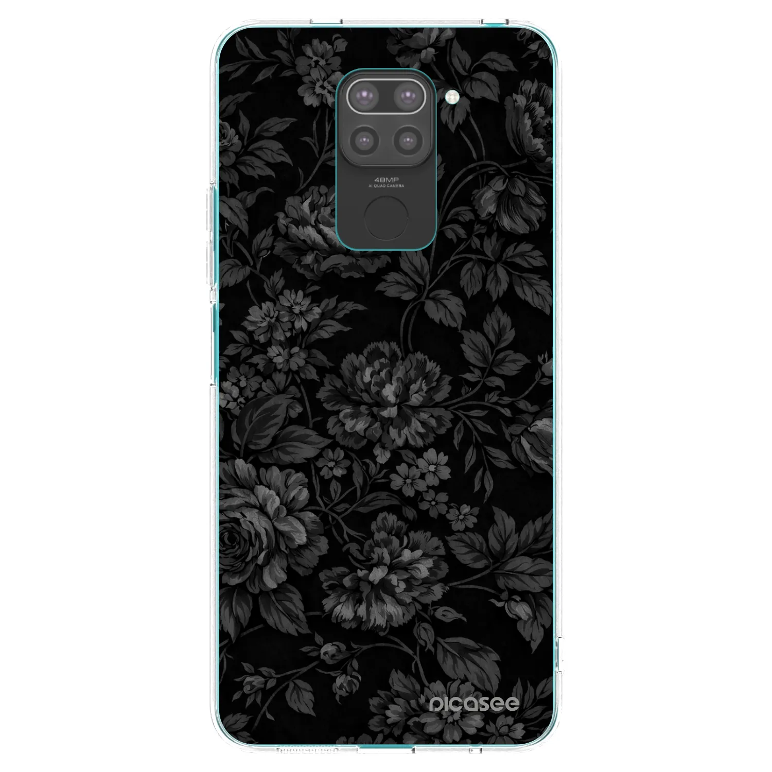 Picasee silikónový čierny obal pre Xiaomi Redmi Note 9 - Dark Romance
