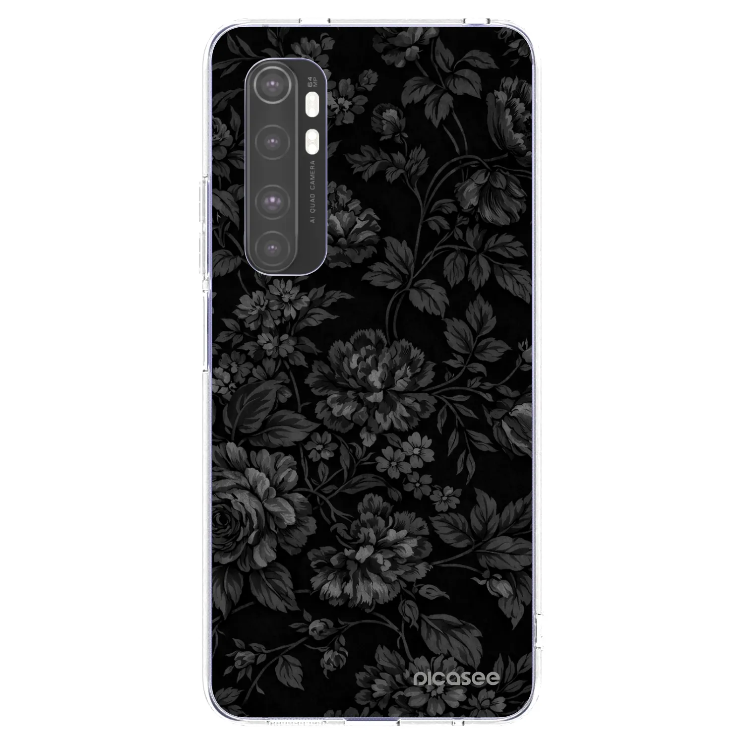 Picasee silikónový prehľadný obal pre Xiaomi Mi Note 10 Lite - Dark Romance