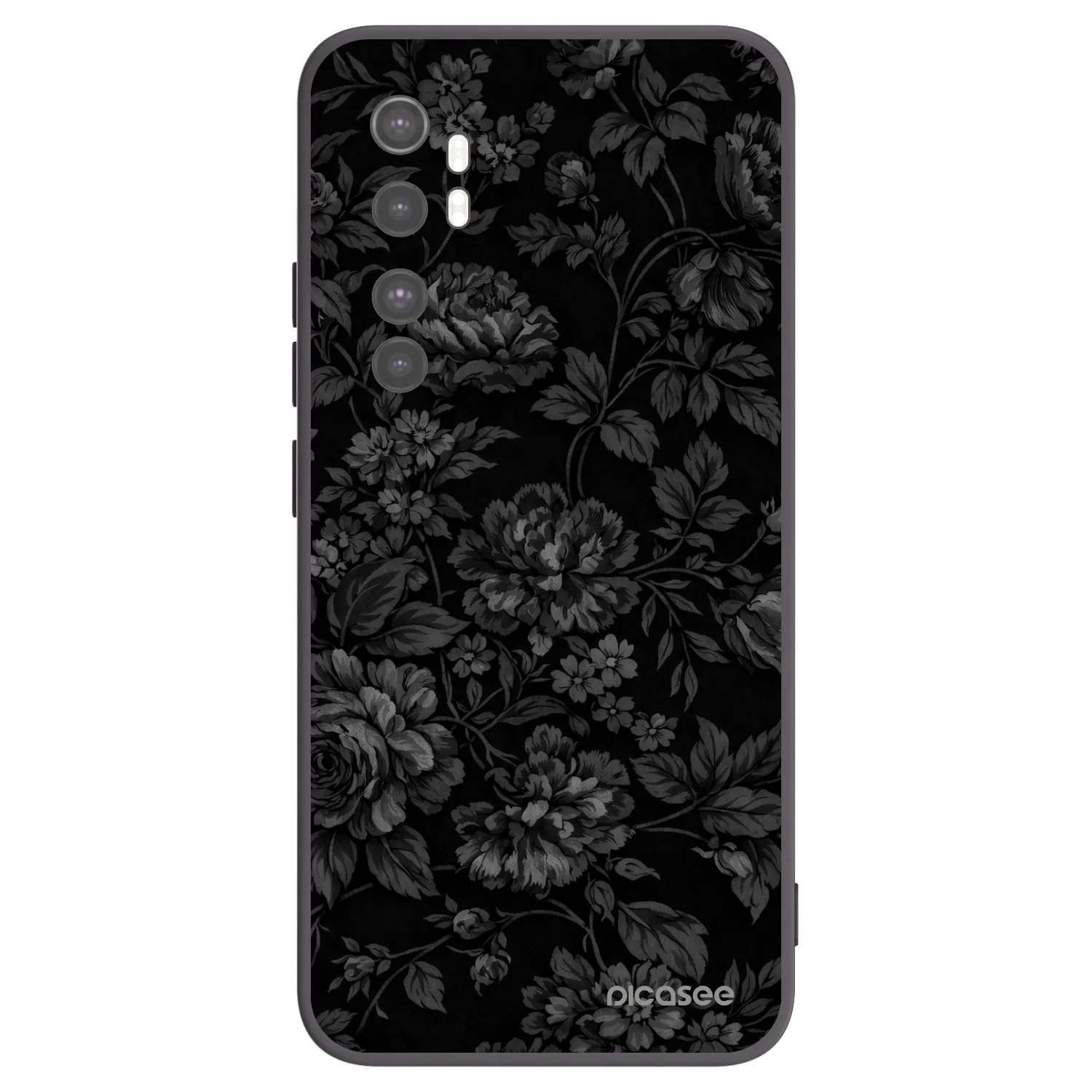 Picasee silikónový čierny obal pre Xiaomi Mi Note 10 Lite - Dark Romance