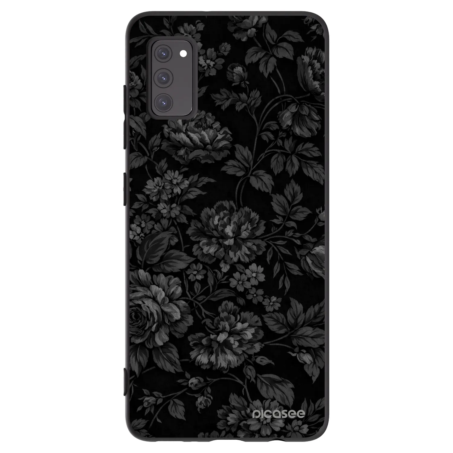 Picasee silikónový čierny obal pre Samsung Galaxy A41 A415F - Dark Romance