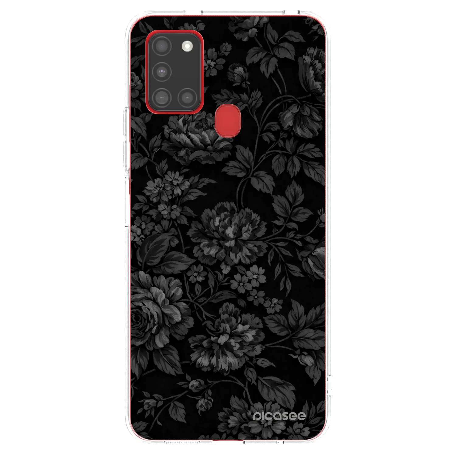 Picasee silikónový prehľadný obal pre Samsung Galaxy A21s - Dark Romance