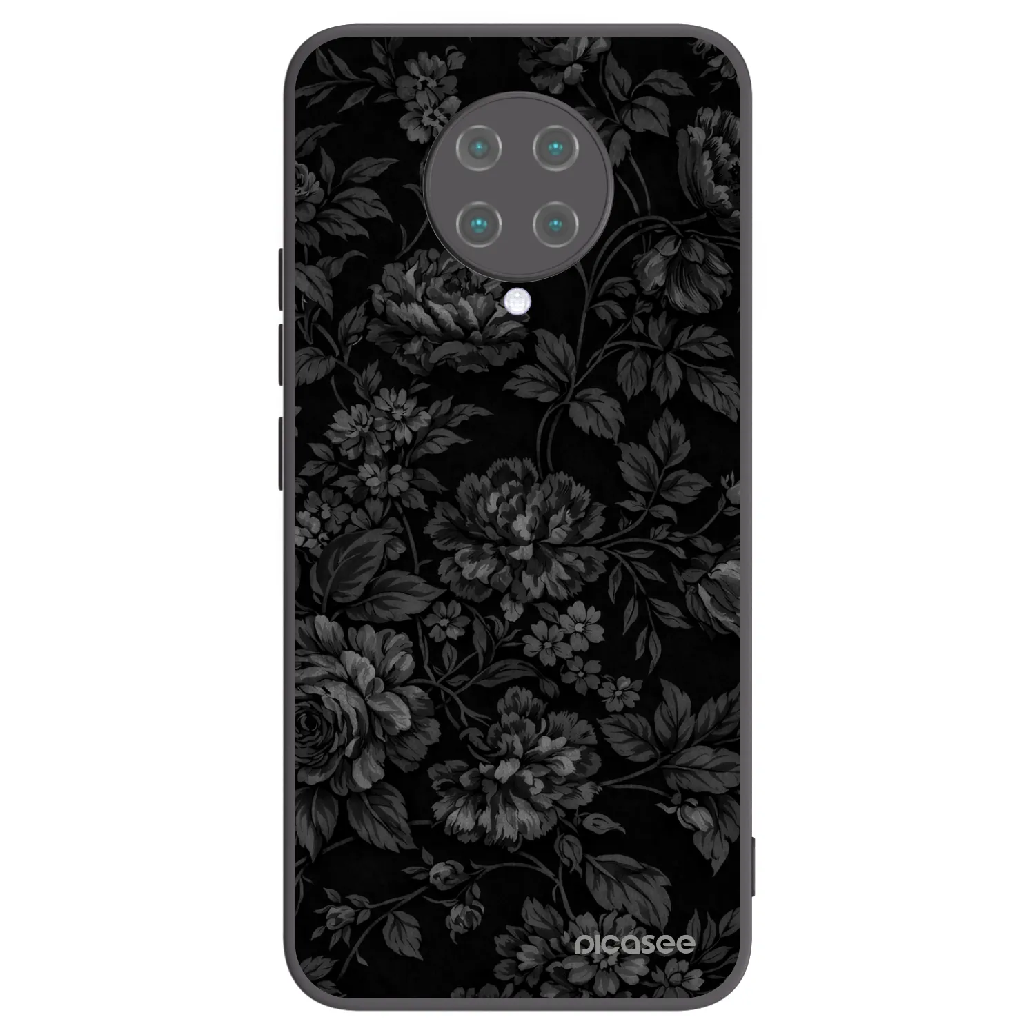 Picasee silikónový čierny obal pre Xiaomi Poco F2 Pro - Dark Romance
