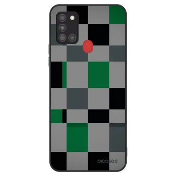 Obal pre Samsung Galaxy A21s - Block Grid