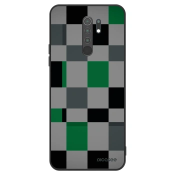 Obal pre Xiaomi Redmi 9 - Block Grid