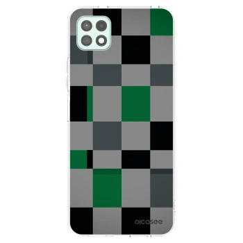 Picasee silikónový prehľadný obal pre Samsung Galaxy A22 A226B 5G - Block Grid
