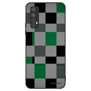 Obal pre Realme 7 - Block Grid