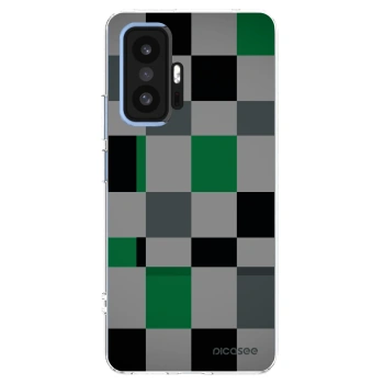 Picasee silikónový prehľadný obal pre Xiaomi 11T - Block Grid