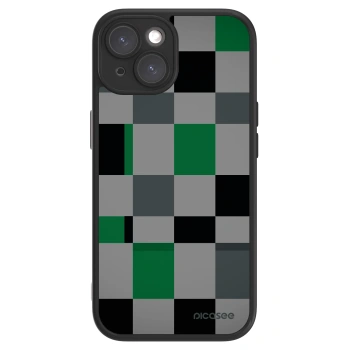 Picasee ULTIMATE CASE pro Apple iPhone 15 - Block Grid