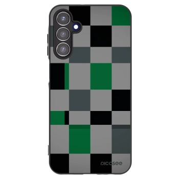 Picasee silikónový čierny obal pre Samsung Galaxy A15 A156B 5G - Block Grid