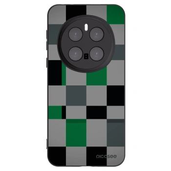 Picasee silikónový čierny obal pre Honor Magic7 Pro 5G - Block Grid