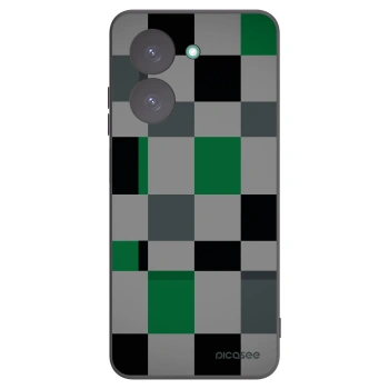 Picasee silikónový čierny obal pre Xiaomi Redmi A5 - Block Grid