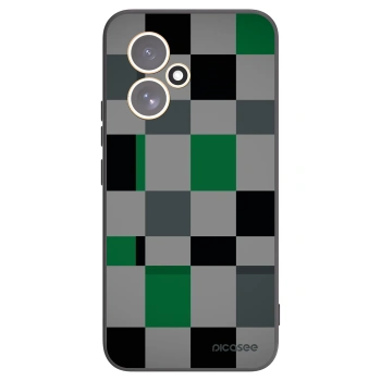 Picasee silikónový čierny obal pre Honor 400 5G - Block Grid