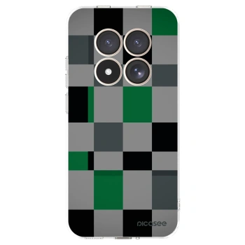 Picasee silikónový prehľadný obal pre Xiaomi Redmi Note 15 Pro 4G - Block Grid